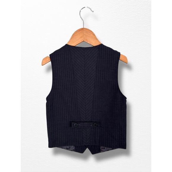 Appaman Pinstriped Tailored Vest, Size 5 - Picture 4 of 9